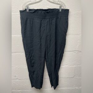 A New Day Pull On Elastic Band Black Pants